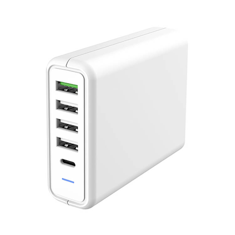5 Port 75W USB A Type C Charger 7 Safety Protections Multiple USB Charger