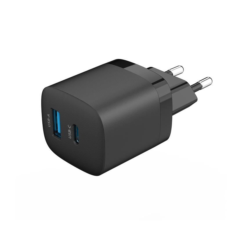 EU AND KR STANDARD 33W GAN DOUBLE PORTS QUICK CHARGER